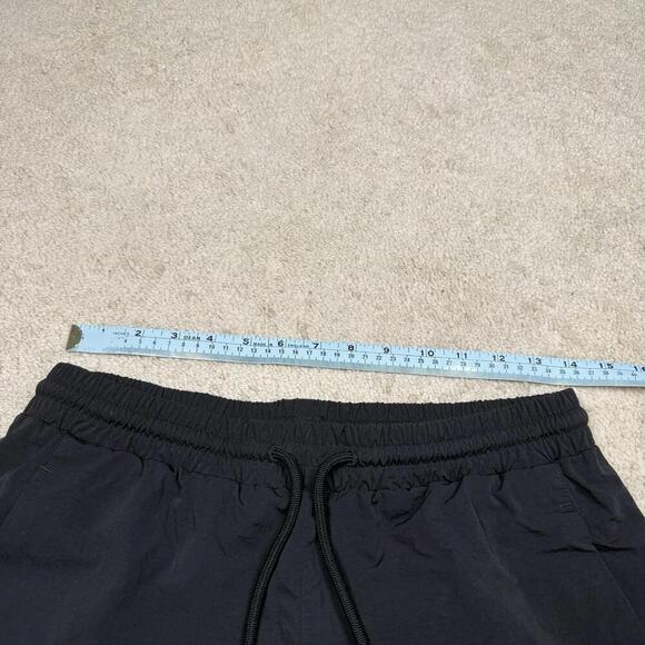 FILA x Have A Good Time Black Track Pants Men’s M Loose Fit Logo Joggers Street - Picture 5 of 8